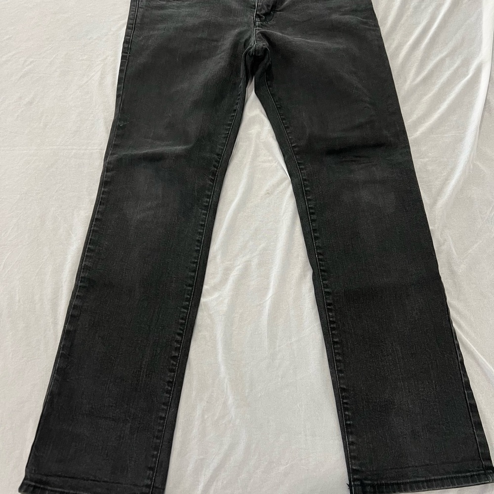 Calvin Klein Black Slim Straight Jeans Timeless Style
